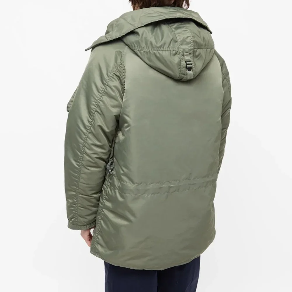 BEAMS PLUS MIL TYPE N-3B DOWN JACKET - SAGE - Picture 3 of 15